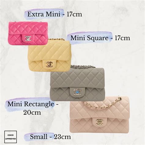 chanel extra mini classic flap bag size